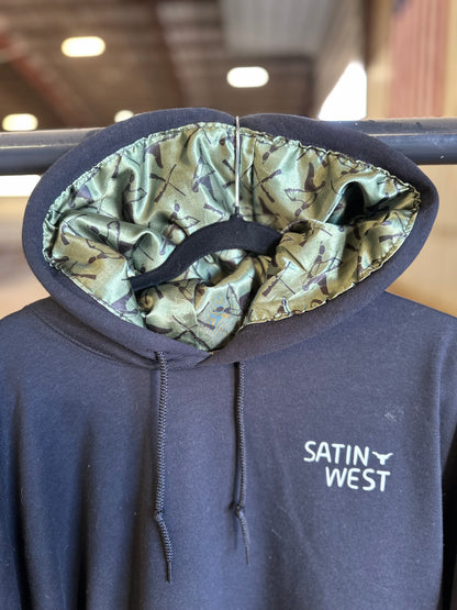 Large Satin Lined Hoodie