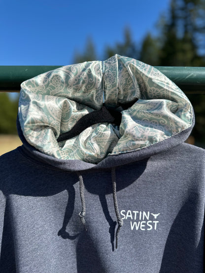 Large Satin Lined Hoodie