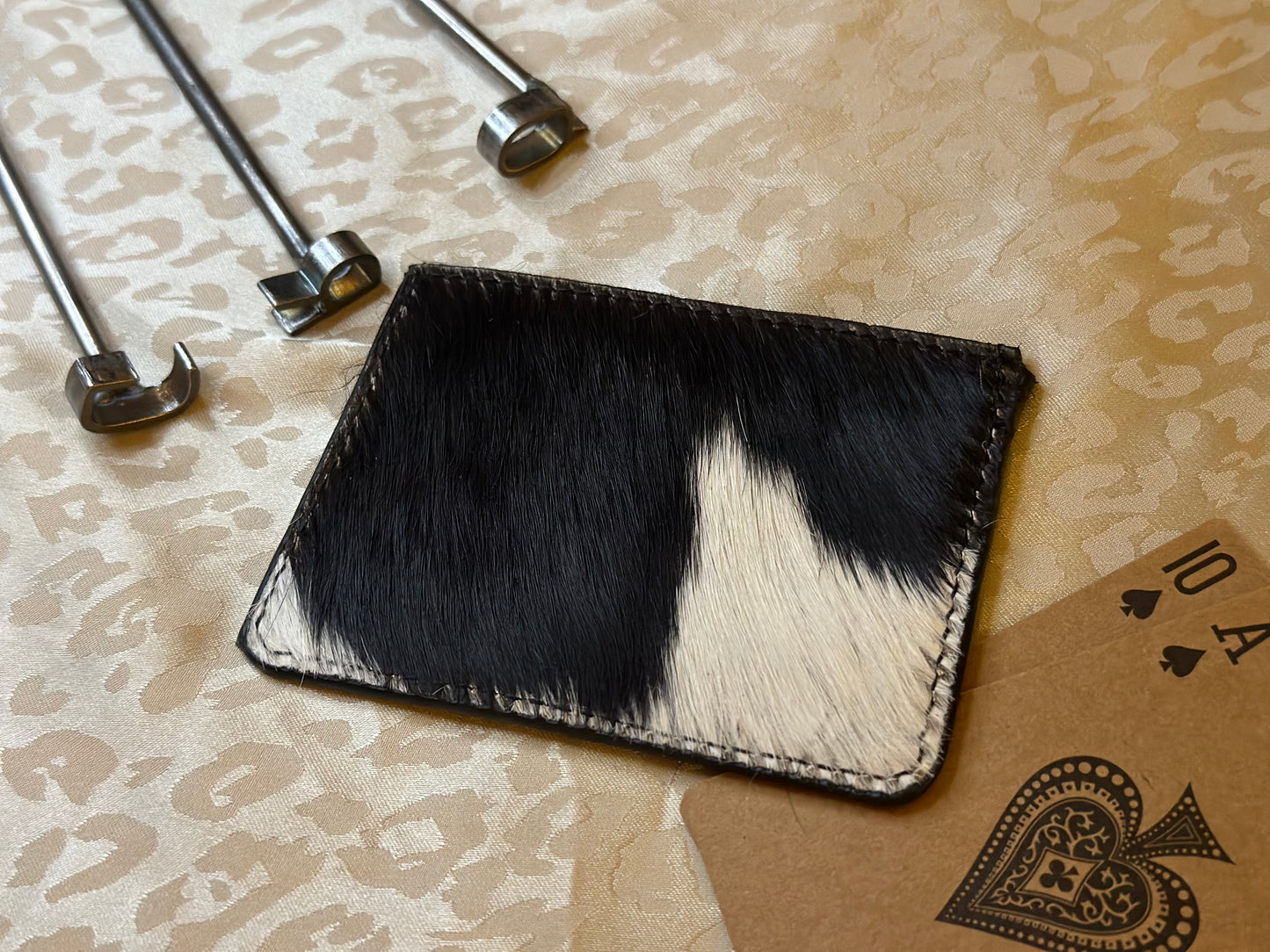 Cowhide Card Holder