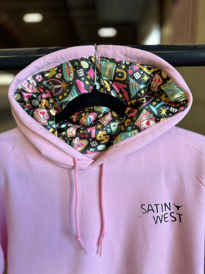 Large Satin Lined Hoodie