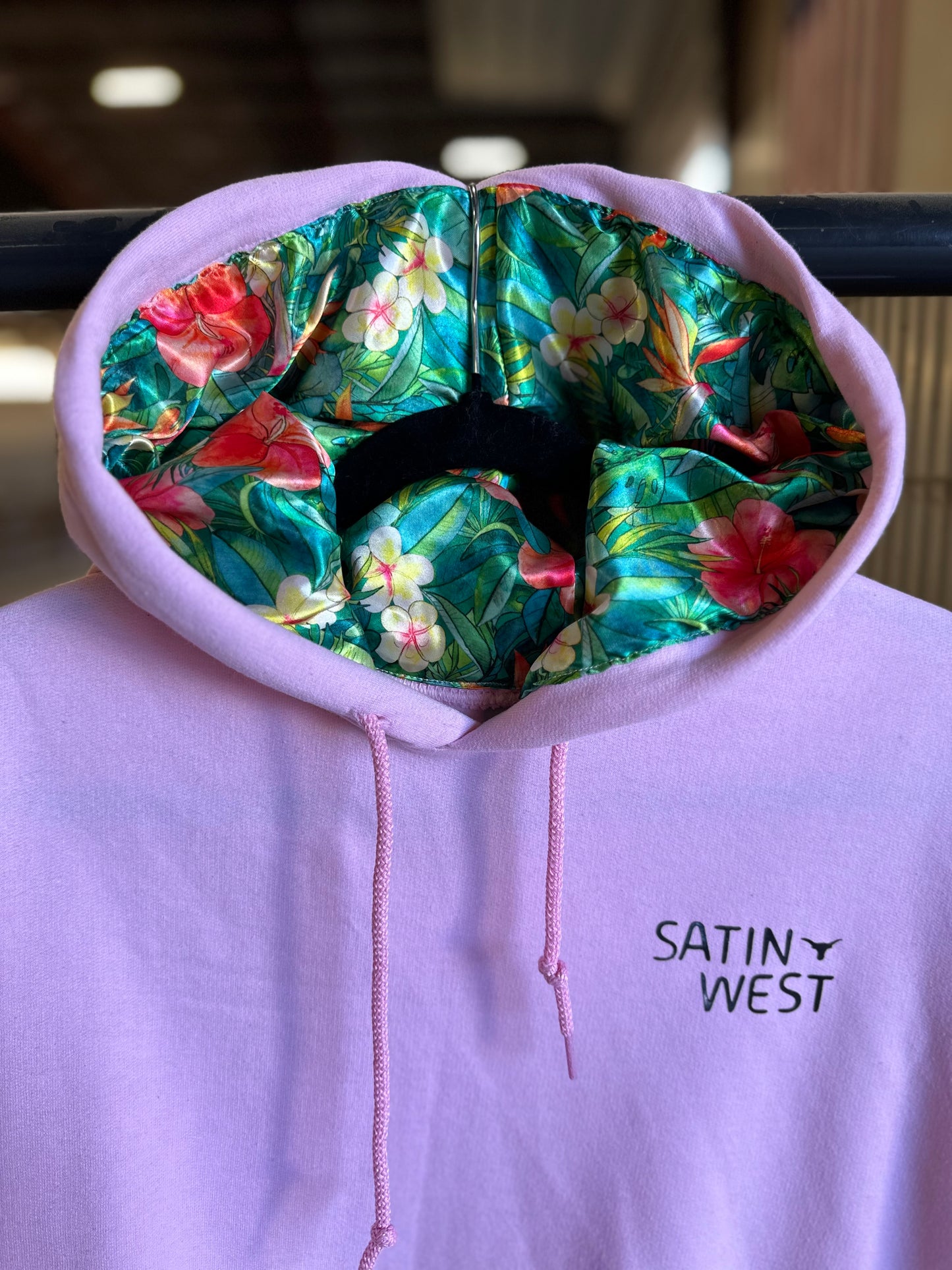 Large Satin Lined Hoodie