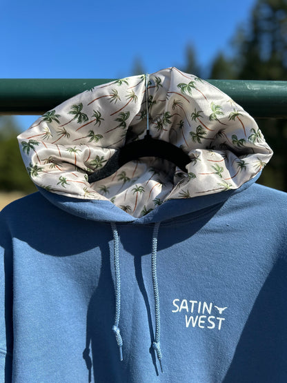 Large Satin Lined Hoodie